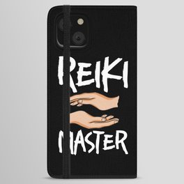Reiki Healer Energy Healing Music Master Stone iPhone Wallet Case