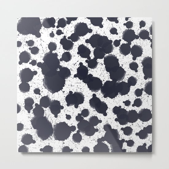Watercolor dots Metal Print