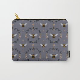 Ode to the Bumblebee (in lavender) Carry-All Pouch