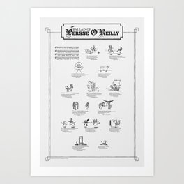 The Ballad of Persse O’Reilly Art Print