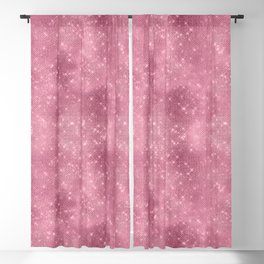 Glamorous Bling Pink Luxury Pattern Blackout Curtain