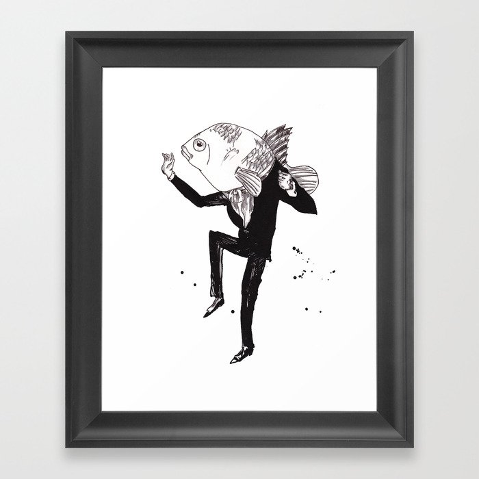 Gentleman Fish  Framed Art Print