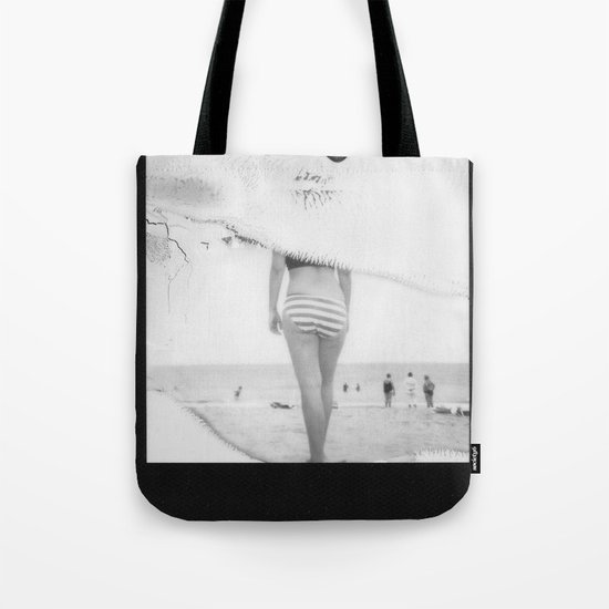 Beach3 BW Tote Bag