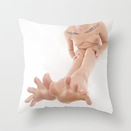 Bare Feet Throw Pillows Society6