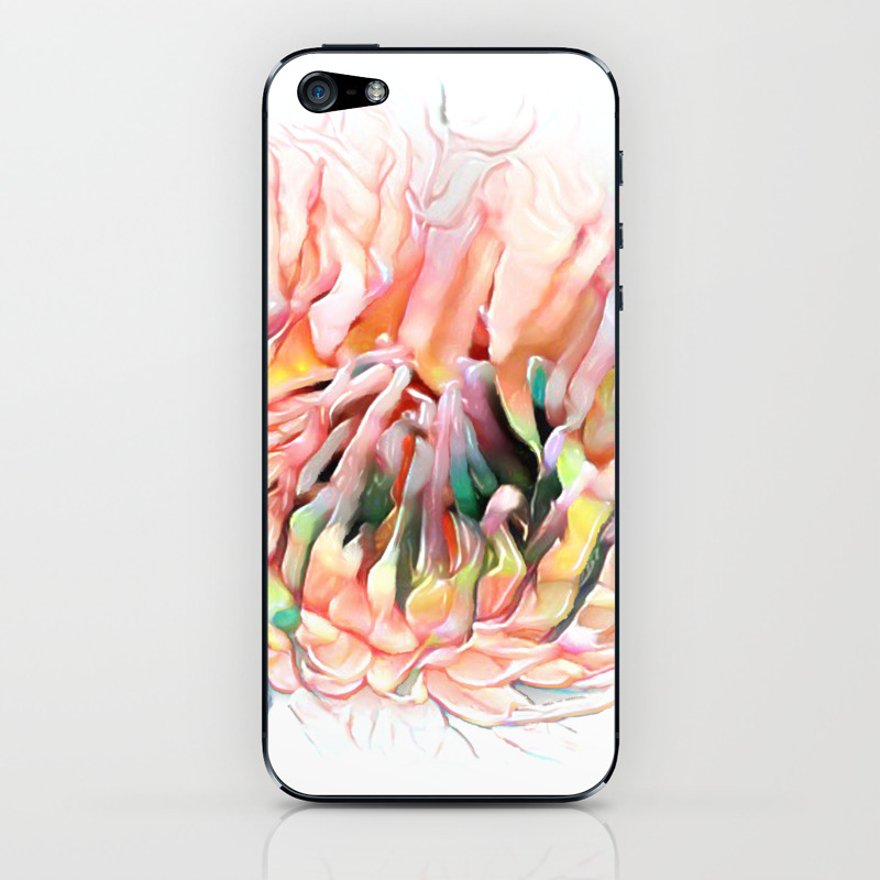 Water Lily iPhone & iPod Skin by foldedrainbow