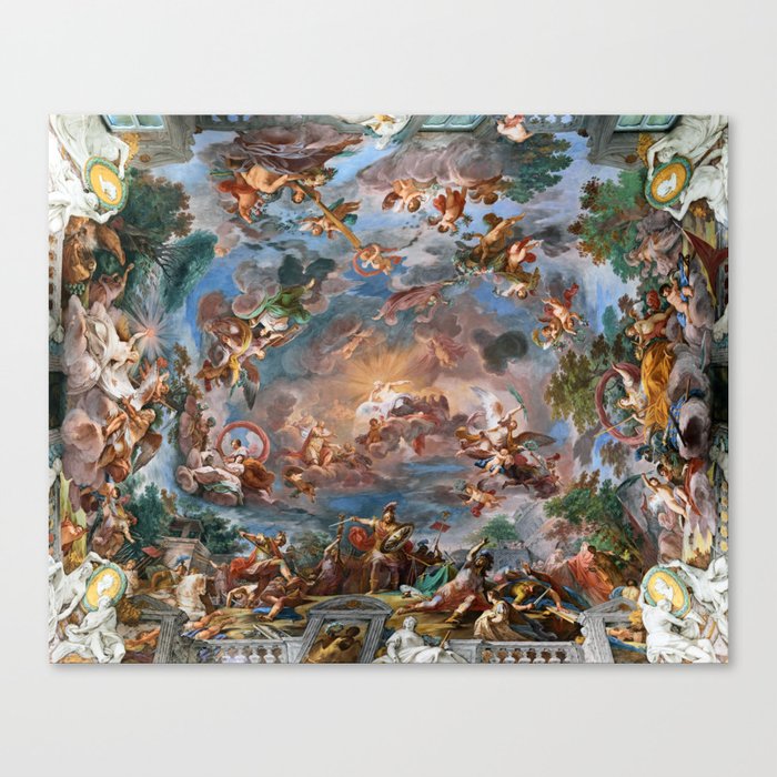 Roman Civilization and the Heroic Virtue of Honor - Mariano Rossi Canvas Print