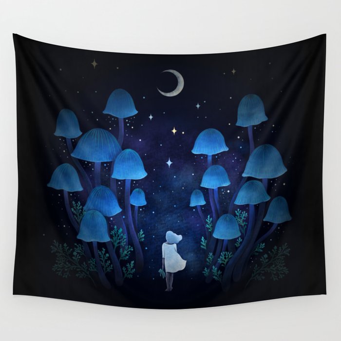 Fungi Forest Wall Tapestry