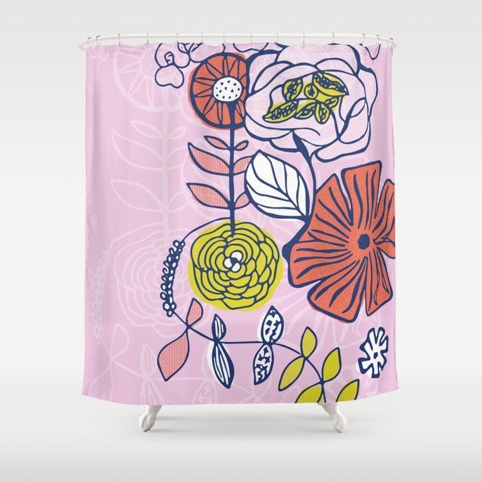 Ashbury Shower Curtain By Sunshinecanteen Society6