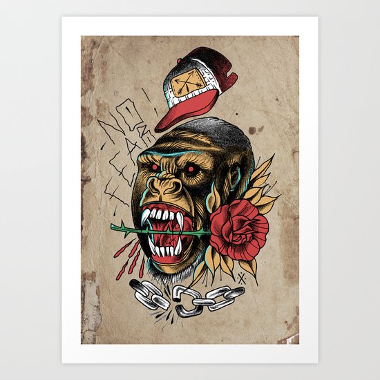 No Fear Art Print