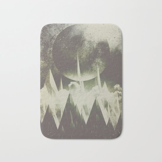 When mountains fall asleep Bath Mat