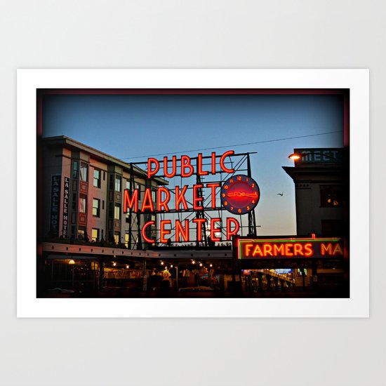 Seattle Art Print