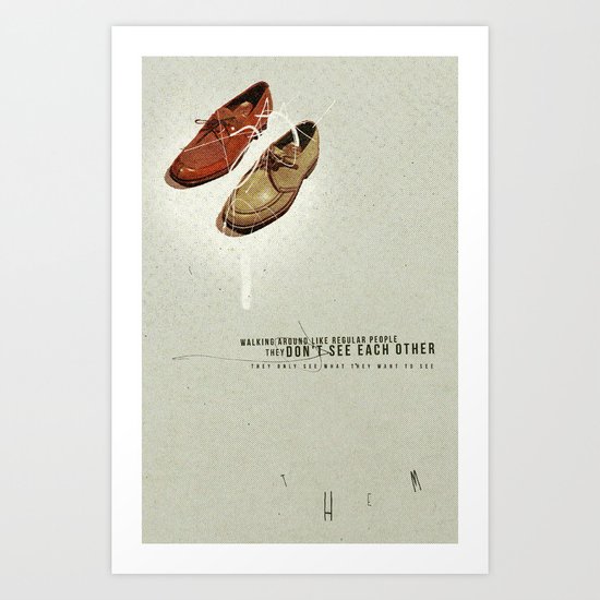 Them | Collage Art Print