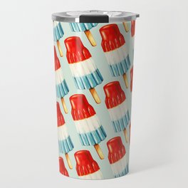 USA 4th of July Popsicle Pattern Travel Mug