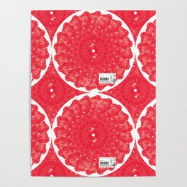 Shabu-Shabu Finland (pattern)- MimeticMaps Poster