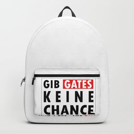 Gib Der Impfpflicht Keine Chance Don't Give The Compulsory Caccination A Chance Vaccine Opponent Backpack