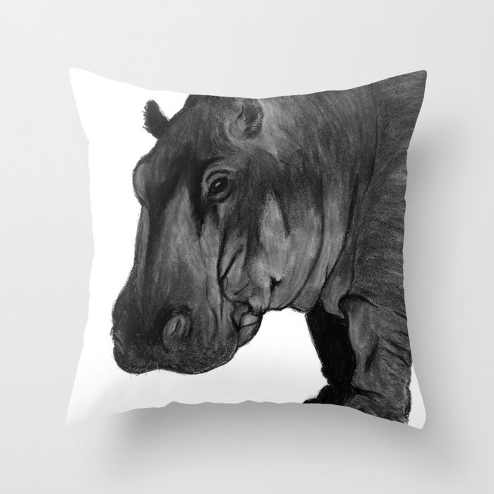 hippopotamus pillow pet
