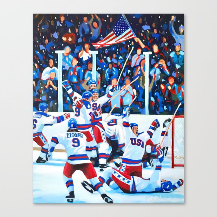 Miracle on Ice Canvas Print