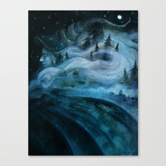 Witch of the Hills Canvas Print