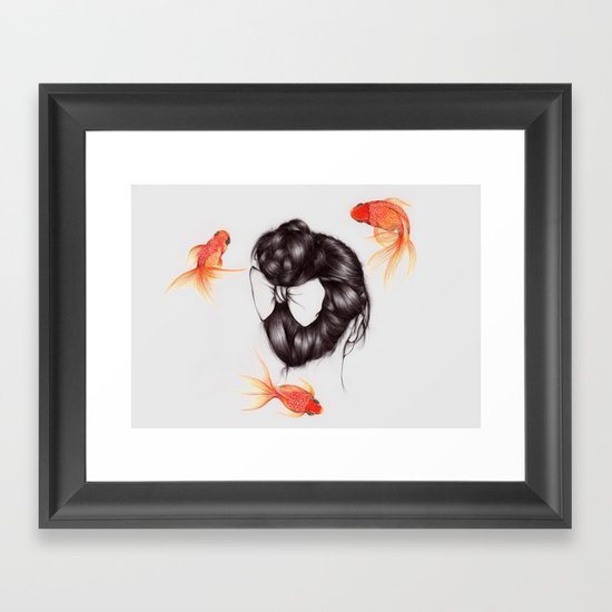 Hair Sequel II Framed Art Print