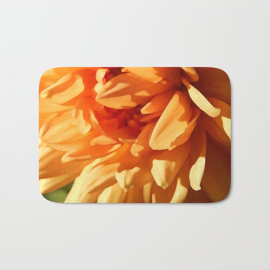 Vermont Autumn Golden Flower Bath Mat