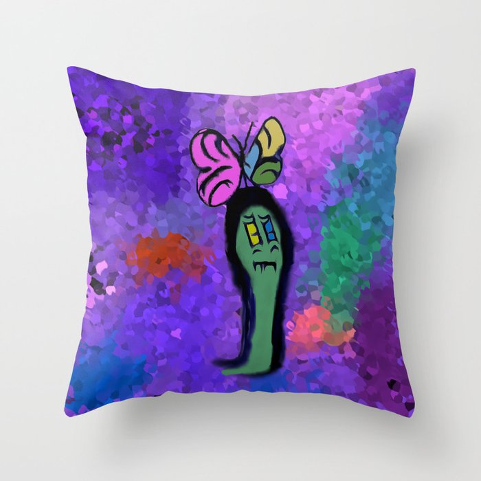 Tripping Through  Throw Pillow