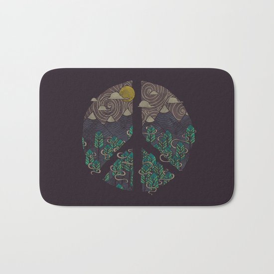Peaceful Landscape Bath Mat