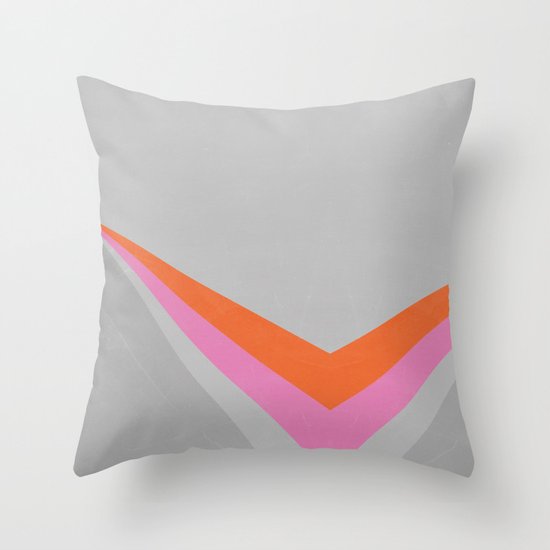 Sun on the wall Throw Pillow