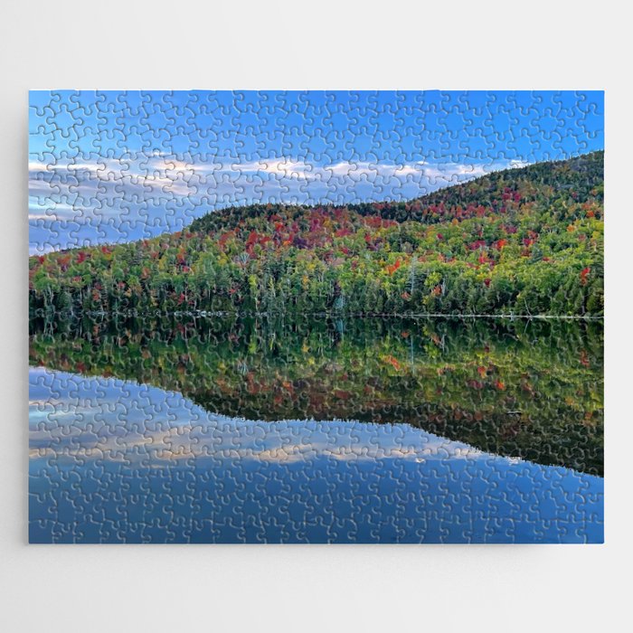 Autumn Evening at Heart Lake Jigsaw Puzzle