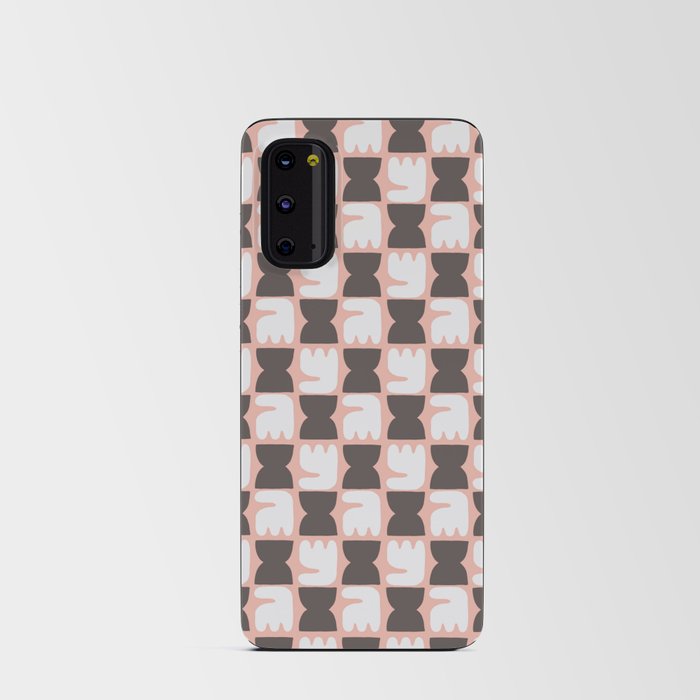 Floral in pink repeat pattern Android Card Case