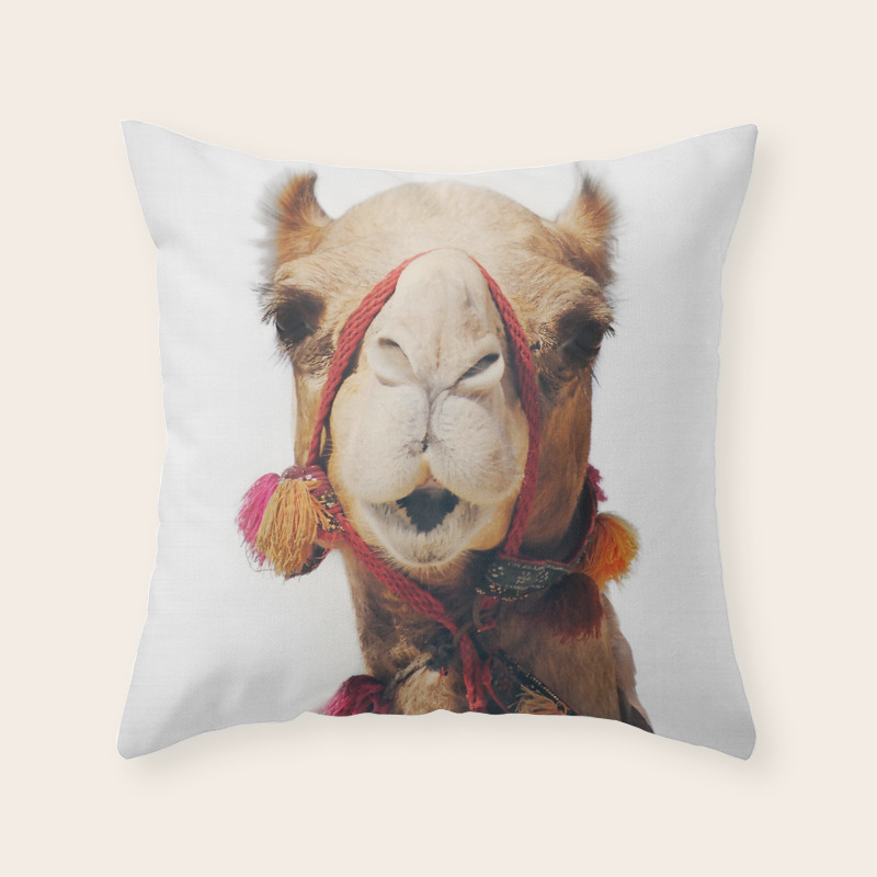 camel throw pillows