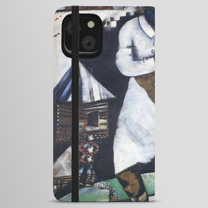 The fiddler by Marc Chagall (1913) iPhone Wallet Case
