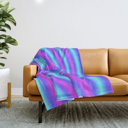 Blue Violet Twist Throw Blanket