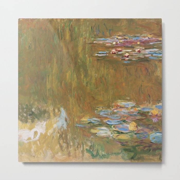 Water Lilies by Claude Monet Metal Print