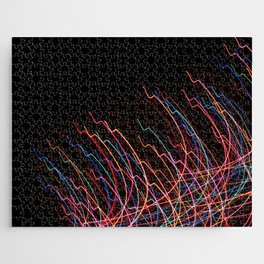 Scribbles of Christmas Lights Jigsaw Puzzle
