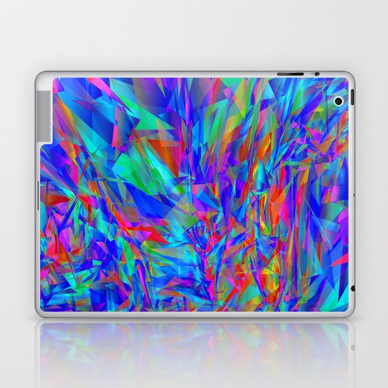 Abstract Sharp Multi Colour Background. Laptop & iPad Skin