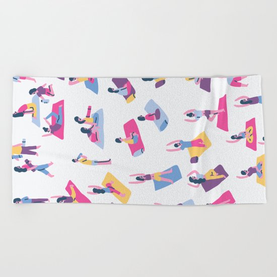 Yoga Beach Towel