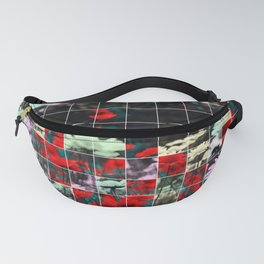 Flowers in a puzzle optik Fanny Pack