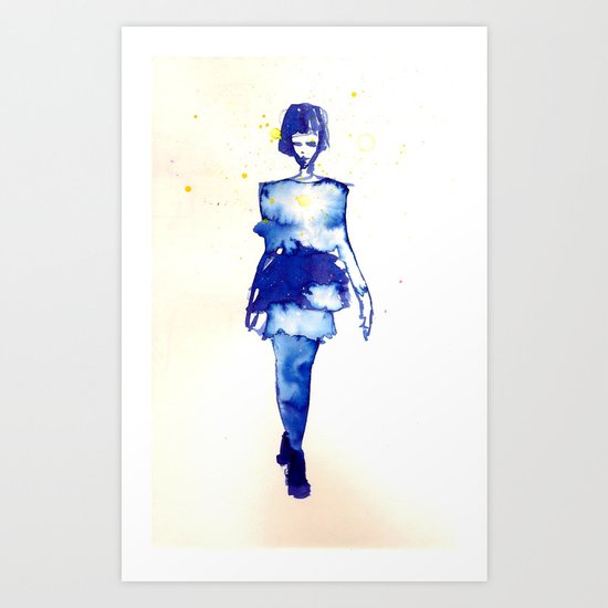 Models Ink 2 Art Print
