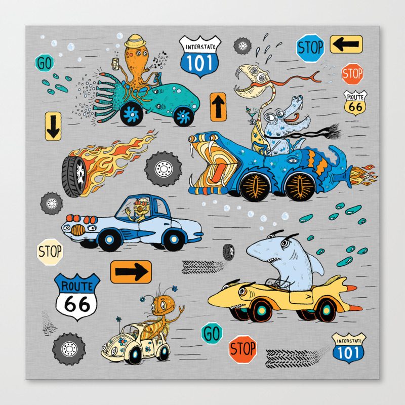 Pimp My Ride Canvas Print By Amygale Society6