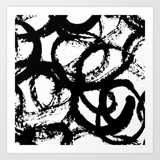 Dance Black and White Art Print