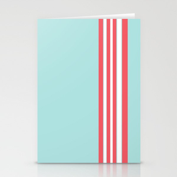 Seaside stripes Stationery Cards