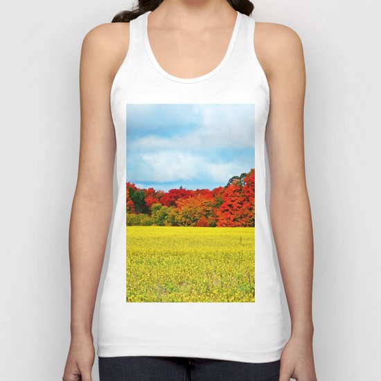 Fall Foliage Overload Unisex Tank Top