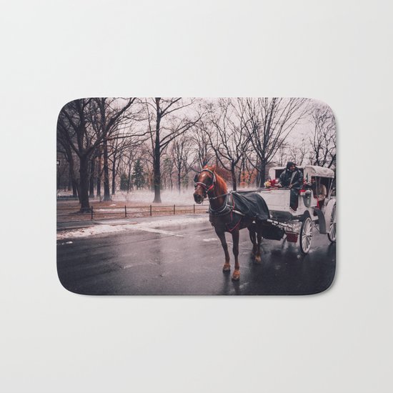 NYC Horse and Carriage Bath Mat