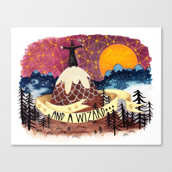 And a wizard Canvas Print