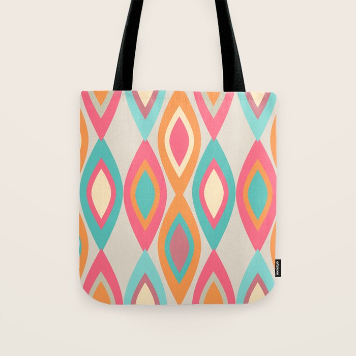 Sosiety6 トートバッグ 幾何学的 ミッドセンチュリー モダン Mcm Graphic & Printed Tote Bags | Society6