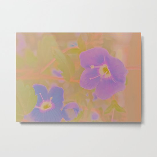 Georgia Blue, The Earth Laughs In Flowers Metal Print
