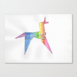Origami Unicorn - Blade Runner Canvas Print