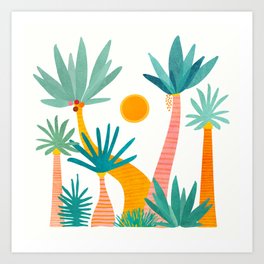 Jungle Adventure / Whimsical Tropics Series Art Print