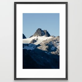 Mountain Tops of the Cascades Framed Art Print