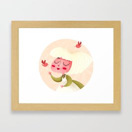 Lady Spring Framed Art Print